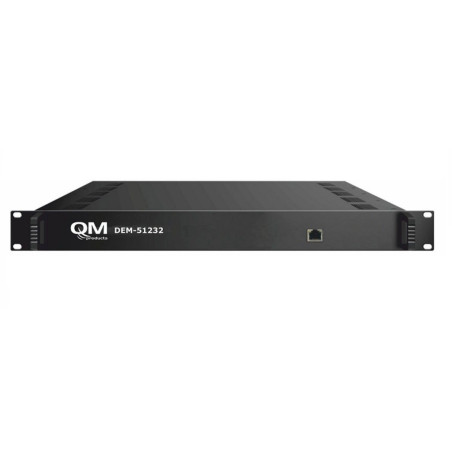 QM Encoder DEM-51232 IP MUX to DVB-C, 32 QAM from incl. PSU