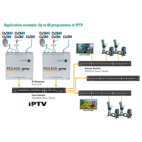 Polytron PCU4131 CI IPTV Compact Heading S2 / T2 / CIP
