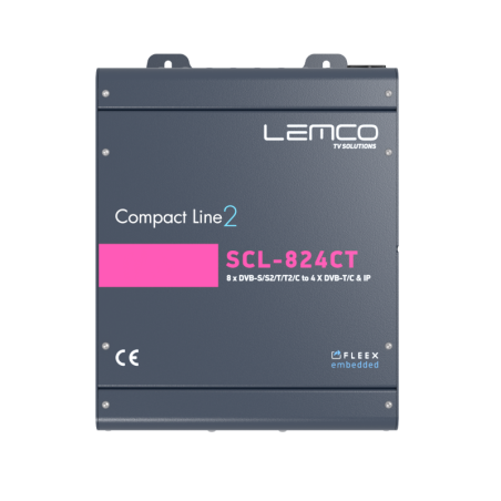 Lemco SCL-824CT 8 x DVB-S / S2 / T / T2 / CDVB / T / C + IP