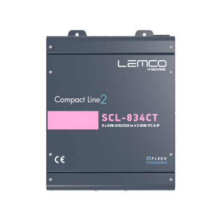 Lemco SCL-834CT 8 x DVB-S / S2 / S2X DVBT / C + IP