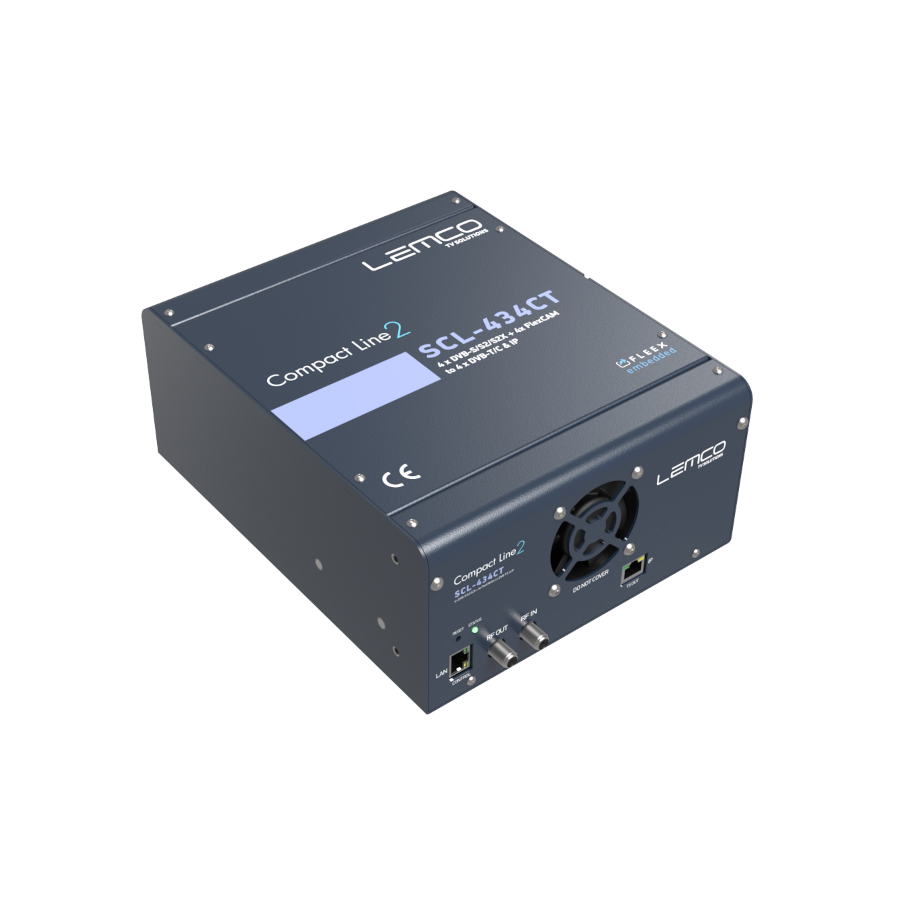 Lemco SCL-434CT+CI 4 X DVB-S/S2/S2X DVB/T/C-IP