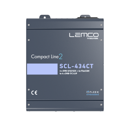 Lemco SCL-434CT + CI 4 x DVB-S / S2 / S2X DVB / T / C-IP