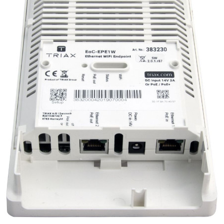 Triax EoC Ethernet PoE WiFi EndPoint