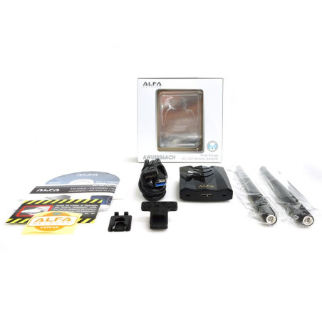 Alfa Network AWUS036ACH-C ac/abgn WLAN USB Dual Band Ant