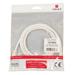Triax CAT6 patchkabel 1,5 mtr Wit
