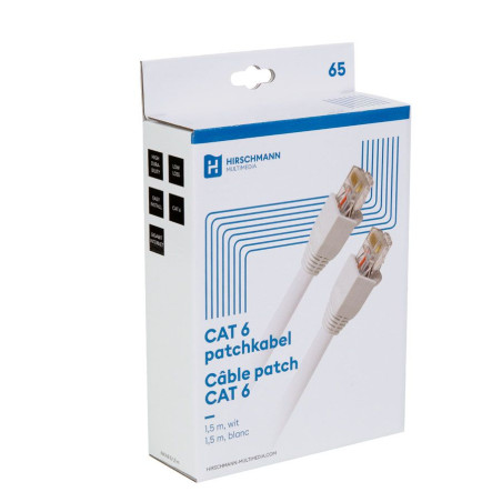 Hirschmann Inkab 5 / 1.5 m Shop Patch cable cat 6, 1.5 m, white