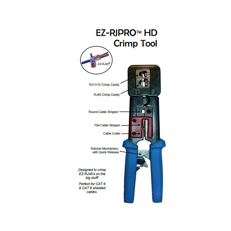 EZ-RJ45 Pro HD Crimptool