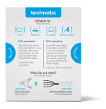 Technetix RJ45-DIY-SHOP CAT6 Connector, 2 stuks