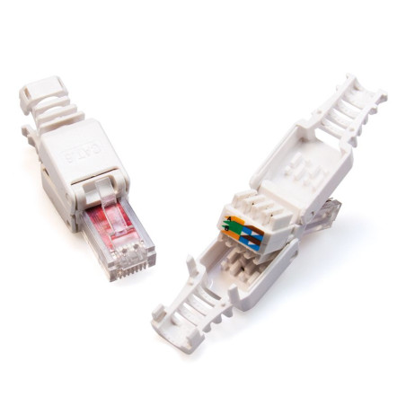 Technetix RJ45-DIY-Shop cat6 connector, 2 pieces