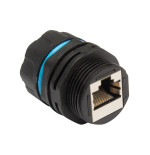 Triax Cat6 RJ45 bulkhead coupling piece with cap