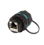 Triax Cat6 RJ45 bulkhead coupling piece with cap