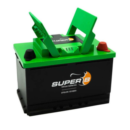 Super B Epsilon 12V100 LIFEPO4 Battery Bluetooth BMS