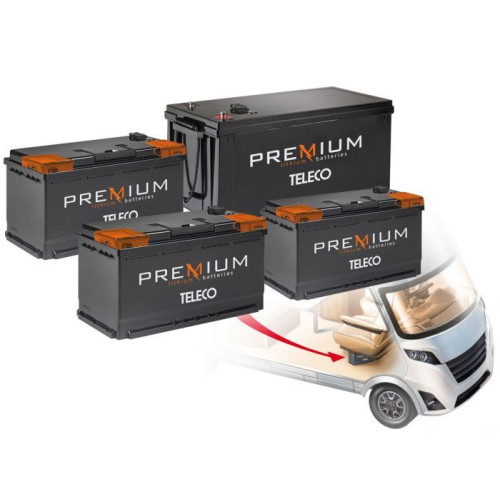Telair 07774 TLI PREMIUM 12/200 LiFePO4 LITHIUM Bluetooth