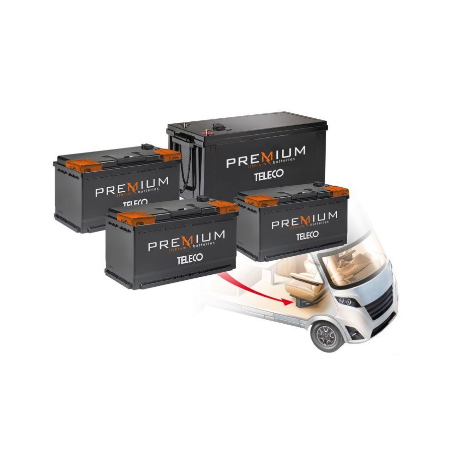 Telair 07774 TLI PREMIUM 12/200 LiFePO4 LITHIUM Bluetooth