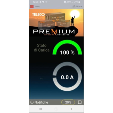 Telair 07774 TLI PREMIUM 12/200 LiFePO4 LITHIUM Bluetooth