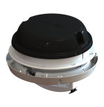 Airxcel Maxxdome LED Black 03810B Ø150