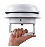 Airxcel Maxxdome LED Black 03810B Ø150