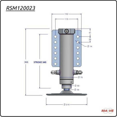 MA-VE KIT Ford short chassis single wheel