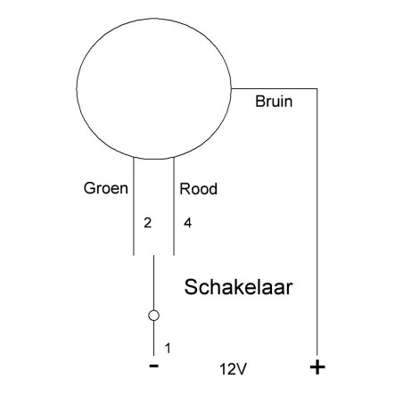 TravelLeds Inb Spot CH 70mm 6 + 6 LEDs 3K + 6K Screw
