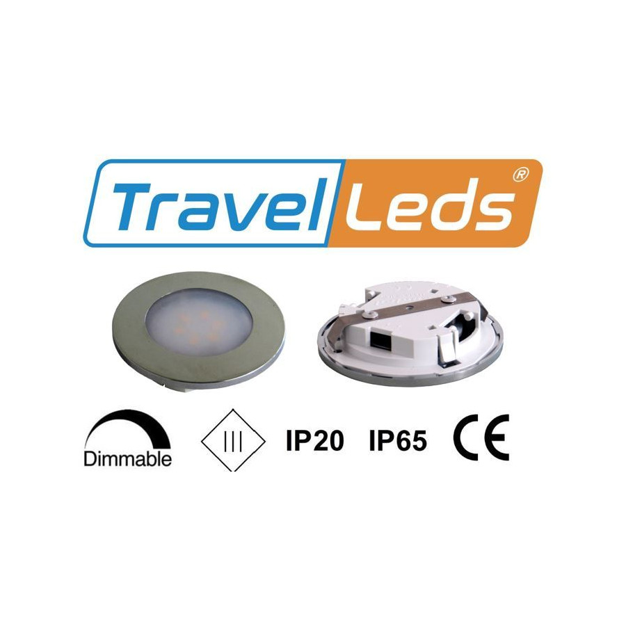 TravelLeds Inb Spot CH70mm 6 + 6 LEDs 3K + 6K clamp