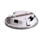 TravelLeds inb spot Ch 80mm 6Leds 3K+blauw touch switch klem