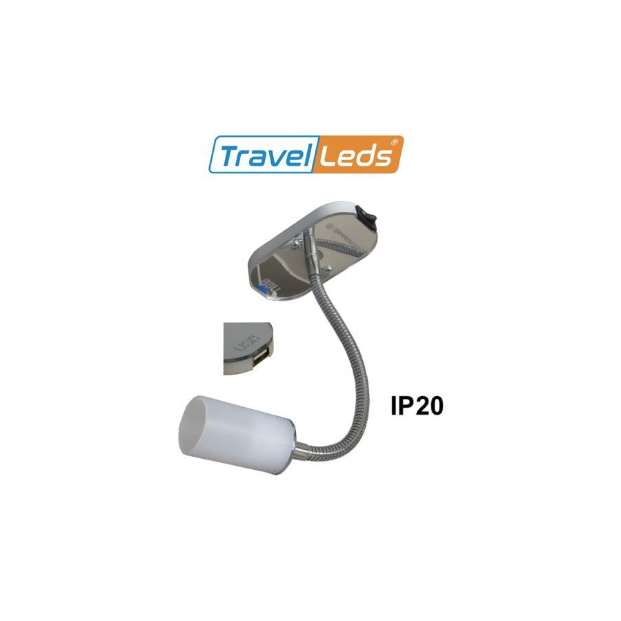 TravelLeds OPB Spot Ch Flex LED 5K 260mm Opal Switch / USB
