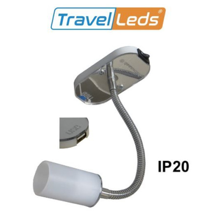 TravelLeds OPB Spot Ch Flex LED 5K 260mm Opal Switch / USB