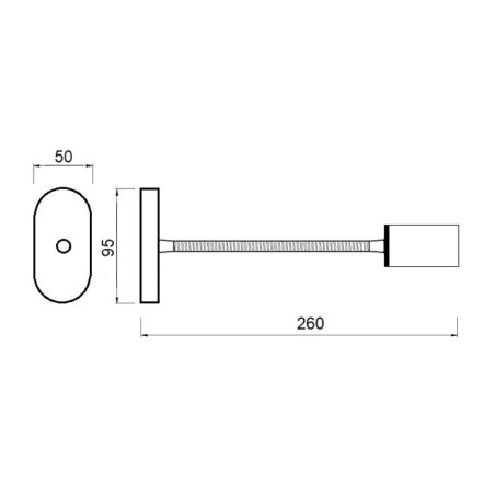 TravelLeds OPB Spot Ch Flex LED 5K 260mm Opal Switch / USB