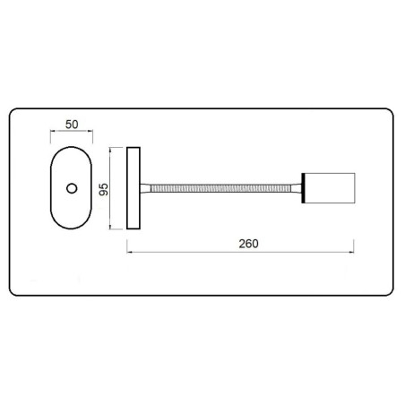 TravelLeds OPB Spot SW Flex LED 5K 260mm Opal Switch / USB