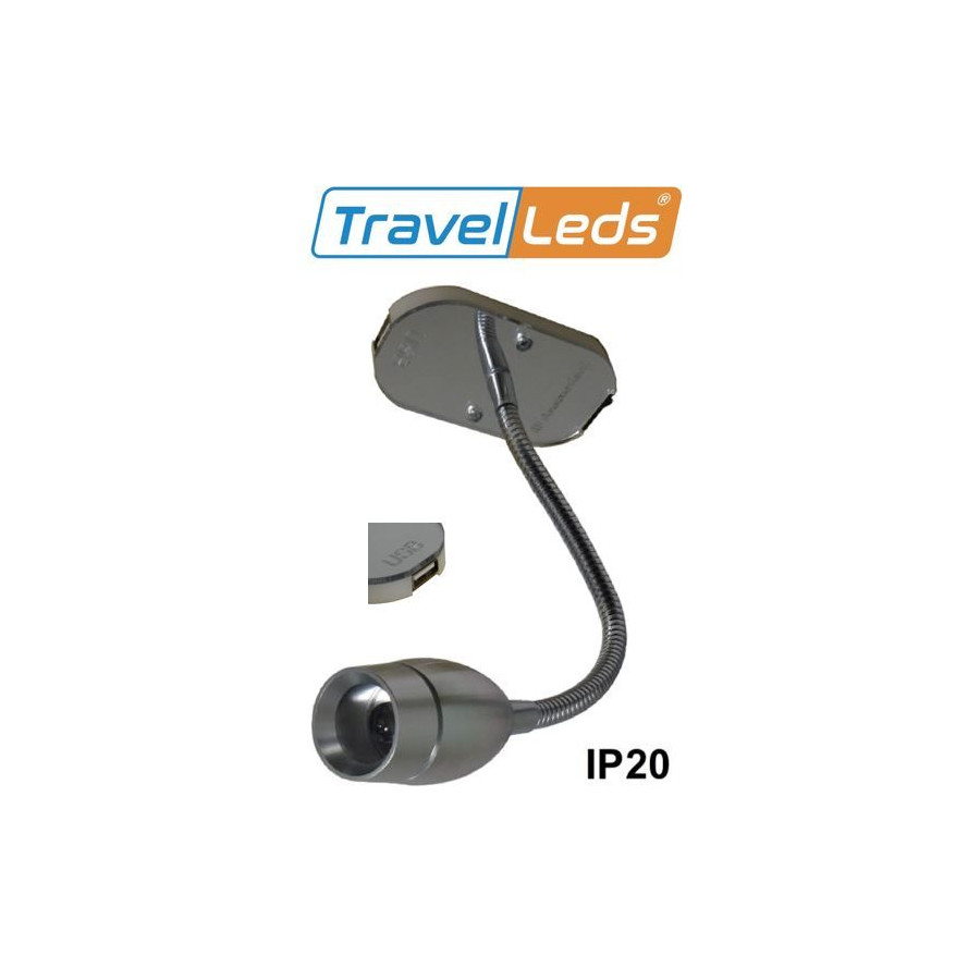 TravelLeds opb spot Ch flex led 5K 260mm Ch switch /usb