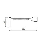 TravelLeds OPB Spot Ch Flex LED 3K + 5K 315mm Switch / USB