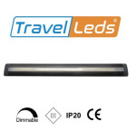 TravelLeds Lineaire alu zw COB 3K 496 mm
