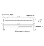 TravelLeds Linear Alu SW COB 3K 496 mm