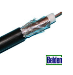 Belden H125 coax PVC zwart 500 mtr. Haspel Eca