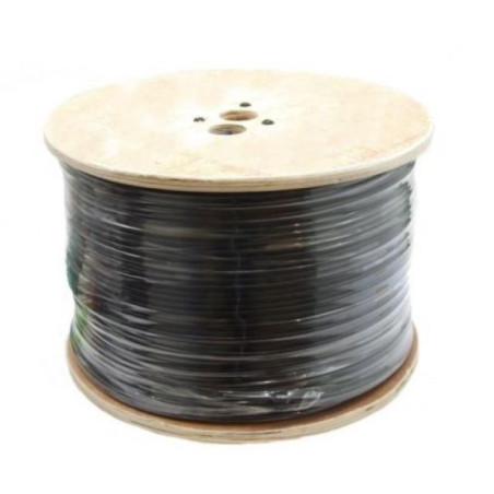 Belden H125 coax PE black 500 meters. Reel ECA