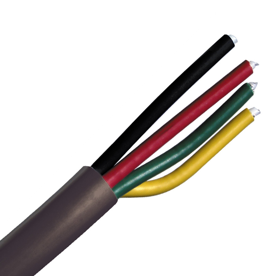 MultiCoax MC100/4 zwart 100mtr. 4 in 1 PVC