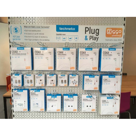 Technetix Rla ++ 21-3-S Shop CATV IEC coaxial cable 3MTR. Ziggo