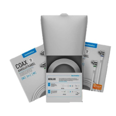 Technetix Rla ++ 21-10-S Shop CATV IEC Coaxial cable 10MTR. Ziggo