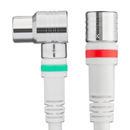 Technetix Connectionset Shop F / IEC 1.5 m + 4 x F-Con. Ziggo