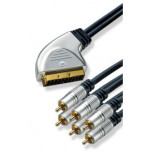 AV SCART 6 CINCH (2V + 4A) IN / OUT 5 MTR. opop