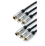 AV 2 Cinch + S-Video 2 Cinch + S-Video Male 3 m. opop