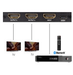 8K HDMI Splitter 1 in 2 uit