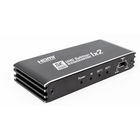8K HDMI Splitter 1 in 2 uit