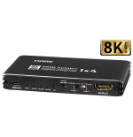 8K HDMI Splitter 1 in 4 uit