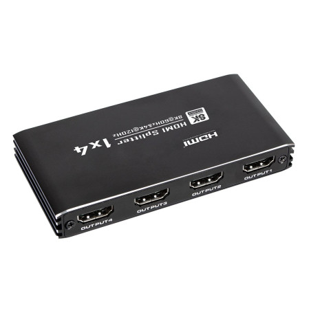 8K HDMI Splitter 1 in 4 uit