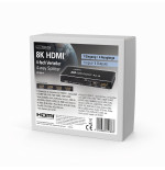 8K HDMI Splitter 1 in 4 uit