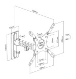 My Wall HC2-2 TV Beugel 13-43'' (15kg / 23.6cm)