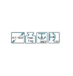 My Wall HT3 Tablethouder voor autohoofdsteun