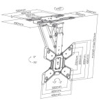 My Wall HL48M Motorized / folding TV ceiling bracket