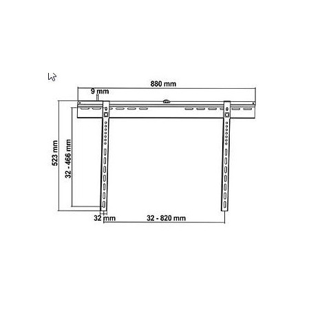 My Wall HE2-3A TV Beugel 37"-70-43'' (65kg / 9mm)